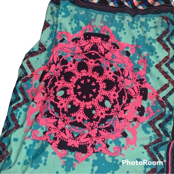 Pool Side Chillin Dress Aqua Maxi Dress - Picture 7 of 10